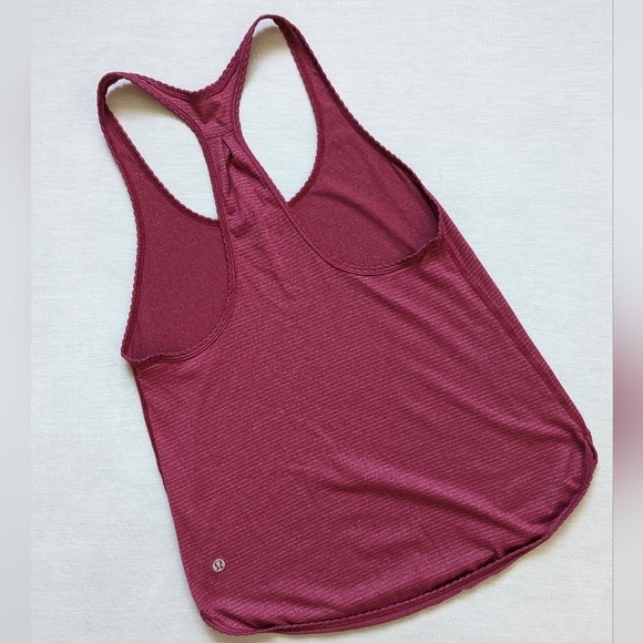 LULULEMON Women's Athletic Tank Top Dark Pink Size Small - Picture 3 of 8